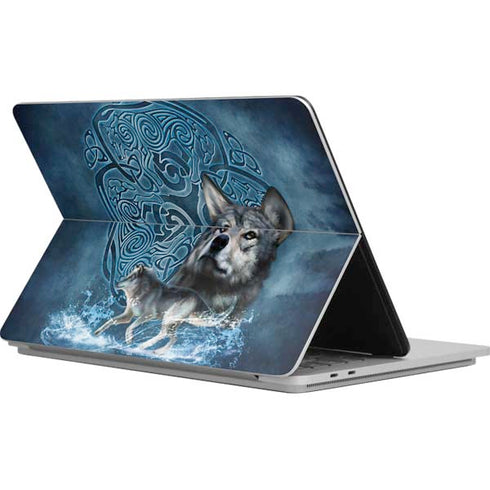 Brigid Ashwood Celtic Wolf Surface Laptop Studio Skin